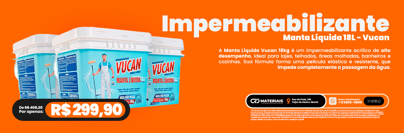 Manta Líquida 18L - Vucan